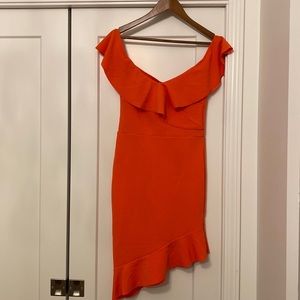 Asos coral dress size 12 but ( fits like a 4)